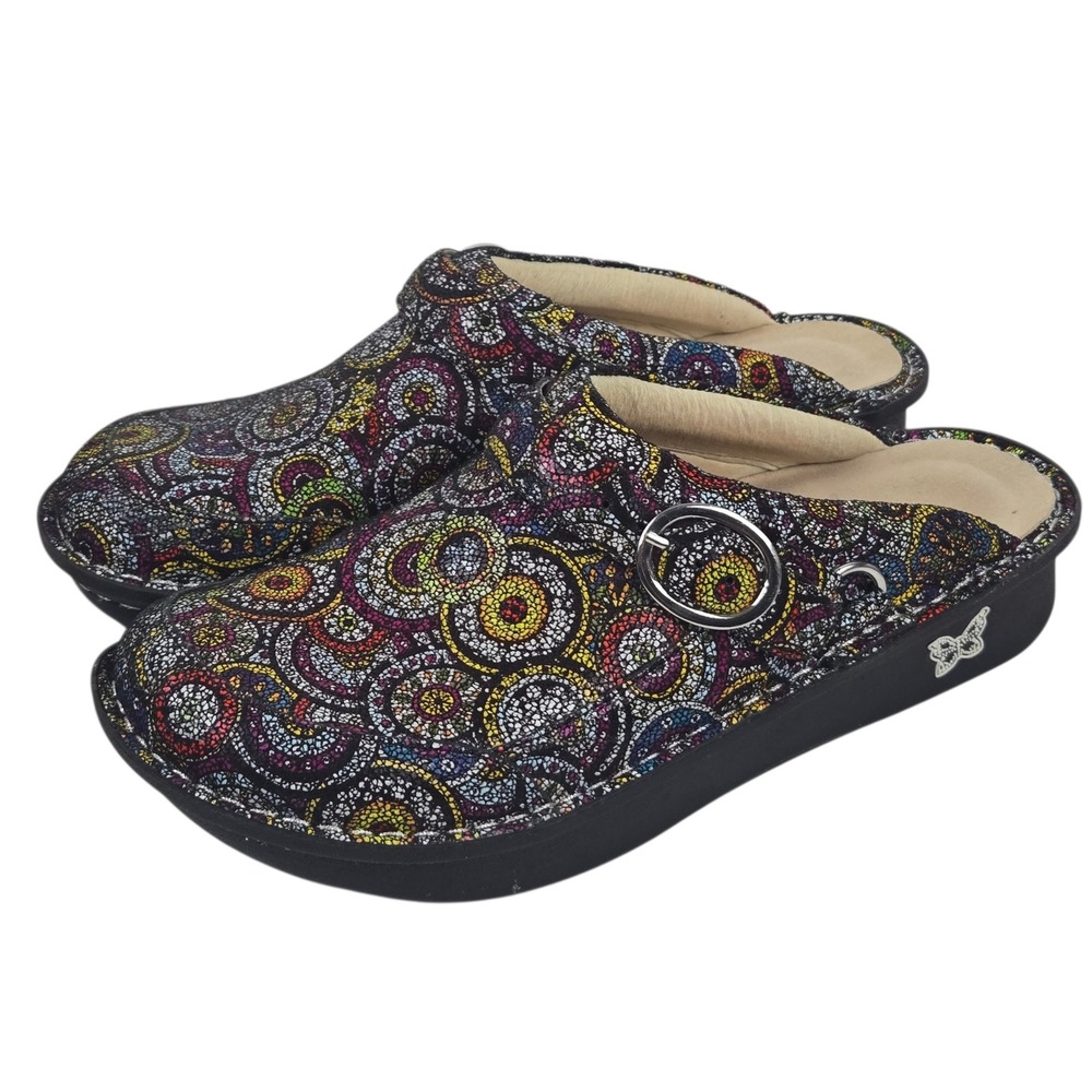 Alegria Seville Spiro Mosaic Clogs SEV-325 Convertible Slingback Size 39 / US 9